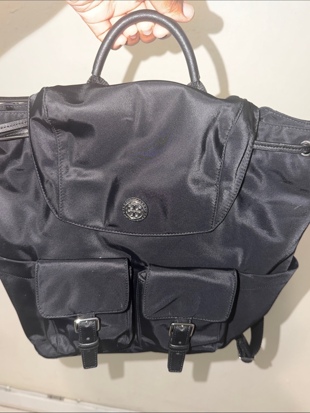 Tory Burch Women’s Backpack with Front Pockets